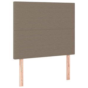 Σκελετός Κρεβατιού Χωρίς Στρώμα Taupe 90x200 εκ. Υφασμάτινο