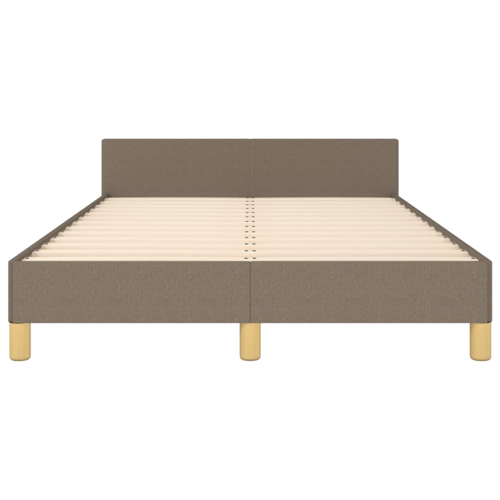 Σκελετός Κρεβατιού Χωρίς Στρώμα Taupe 120x200 εκ. Υφασμάτινο