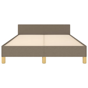 Σκελετός Κρεβατιού Χωρίς Στρώμα Taupe 120x200 εκ. Υφασμάτινο