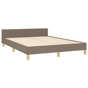 Σκελετός Κρεβατιού Χωρίς Στρώμα Taupe 140x200 εκ. Υφασμάτινο