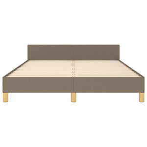 Σκελετός Κρεβατιού Χωρίς Στρώμα Taupe 140x200 εκ. Υφασμάτινο