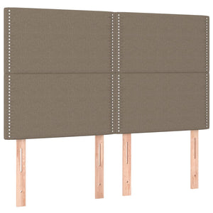 Σκελετός Κρεβατιού Χωρίς Στρώμα Taupe 140x190 εκ. Υφασμάτινο