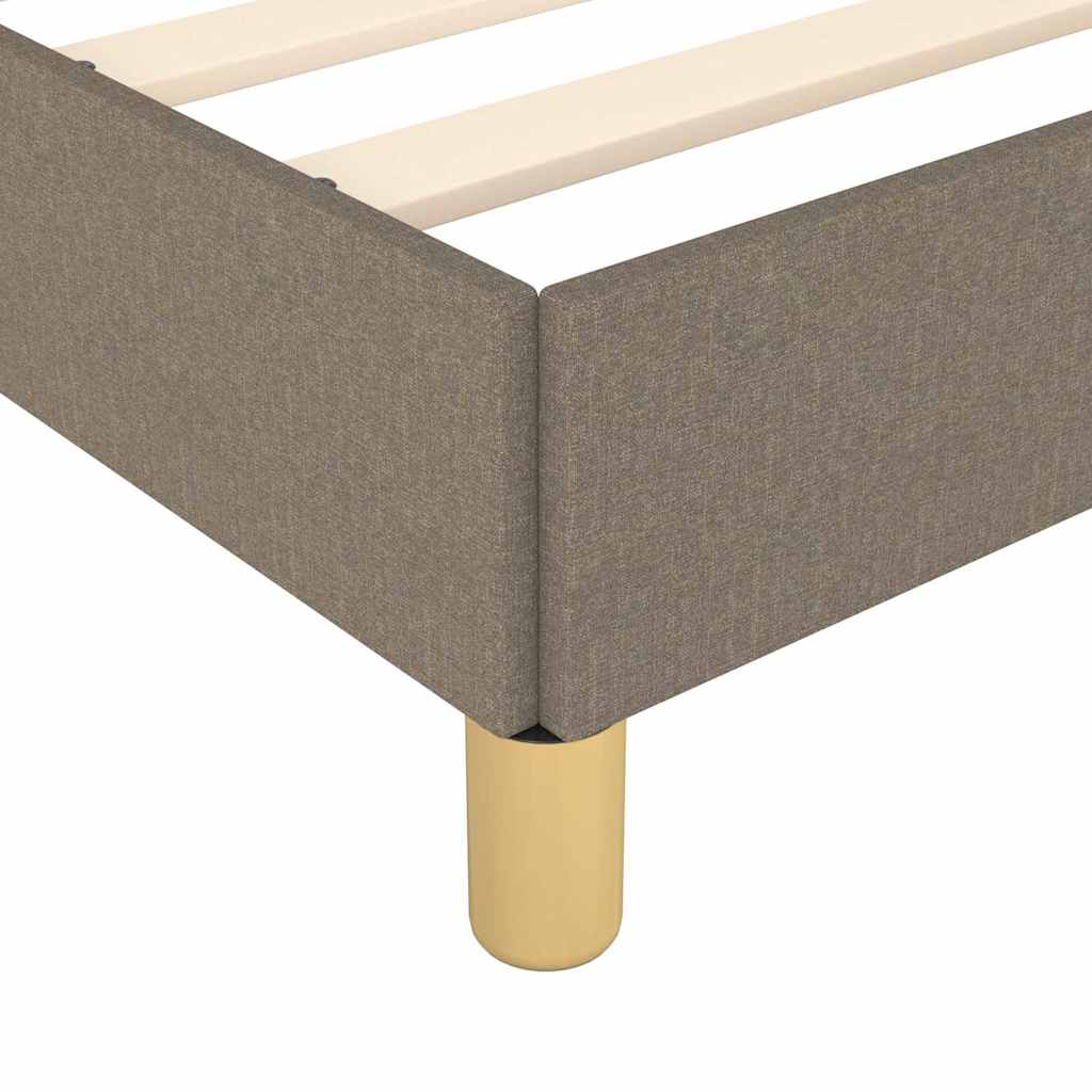 Σκελετός Κρεβατιού Χωρίς Στρώμα Taupe 160x200 εκ. Υφασμάτινο