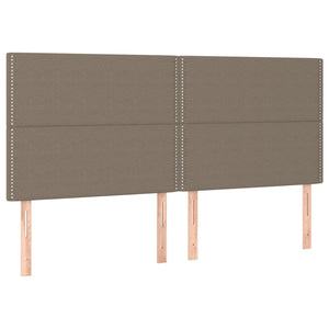 Σκελετός Κρεβατιού Χωρίς Στρώμα Taupe 180x200 εκ. Υφασμάτινο