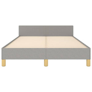 Σκελετός Κρεβατιού Χωρίς Στρώμα Αν. Γκρι 120x200 εκ. Υφασμάτινο