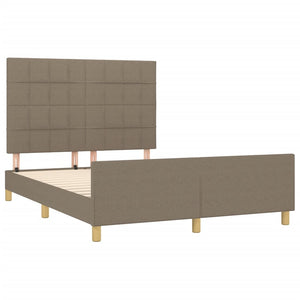 Σκελετός Κρεβατιού Χωρίς Στρώμα Taupe 140x190 εκ. Υφασμάτινο