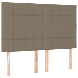 Σκελετός Κρεβατιού Χωρίς Στρώμα Taupe 140x190 εκ. Υφασμάτινο