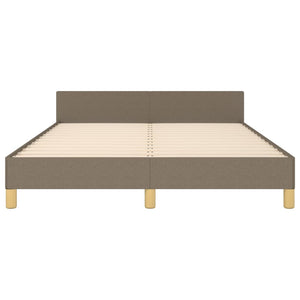Σκελετός Κρεβατιού Χωρίς Στρώμα Taupe 140x200 εκ. Υφασμάτινο
