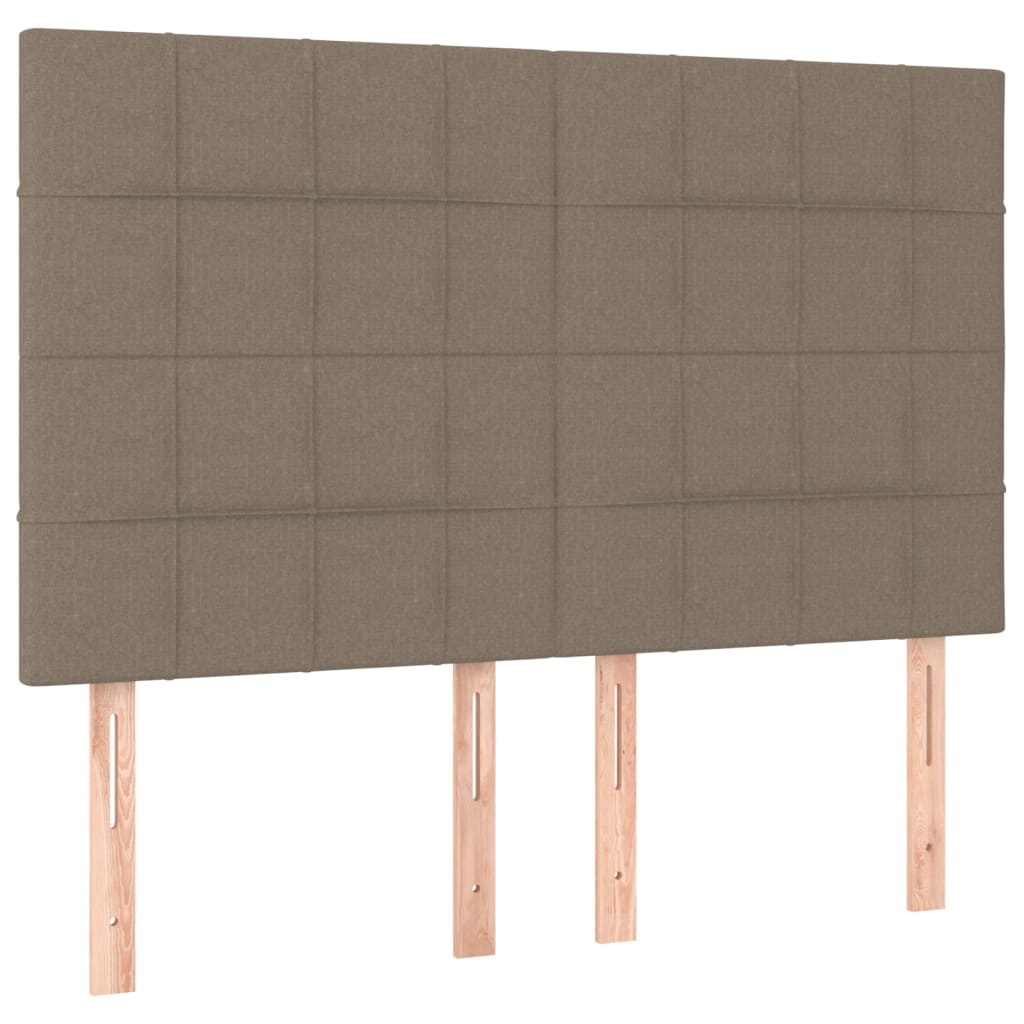 Σκελετός Κρεβατιού Χωρίς Στρώμα Taupe 140x200 εκ. Υφασμάτινο