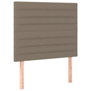 Σκελετός Κρεβατιού Χωρίς Στρώμα Taupe 80x200 εκ. Υφασμάτινο
