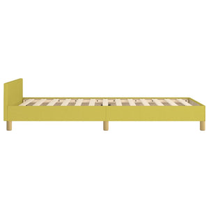 Σκελετός Κρεβατιού Χωρίς Στρώμα Πράσινο 100x200 εκ. Υφασμάτινο - Pakobazaar