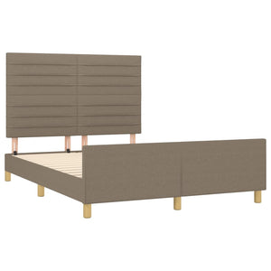 Σκελετός Κρεβατιού Χωρίς Στρώμα Taupe 140x190 εκ. Υφασμάτινο