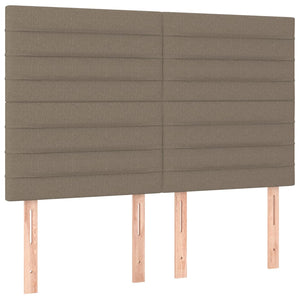 Σκελετός Κρεβατιού Χωρίς Στρώμα Taupe 140x200 εκ. Υφασμάτινο