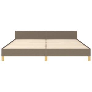 Σκελετός Κρεβατιού Χωρίς Στρώμα Taupe 180x200 εκ. Υφασμάτινο