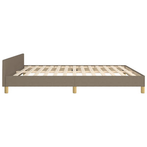 Σκελετός Κρεβατιού Χωρίς Στρώμα Taupe 180x200 εκ. Υφασμάτινο