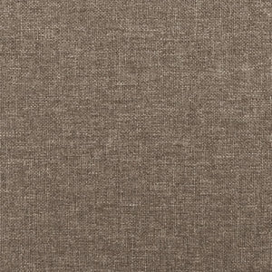 Σκελετός Κρεβατιού Χωρίς Στρώμα Taupe 90x200 εκ. Υφασμάτινο