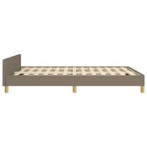 Σκελετός Κρεβατιού Χωρίς Στρώμα Taupe 140x200 εκ. Υφασμάτινο