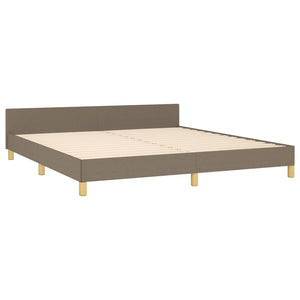 Σκελετός Κρεβατιού Χωρίς Στρώμα Taupe 180x200 εκ. Υφασμάτινο