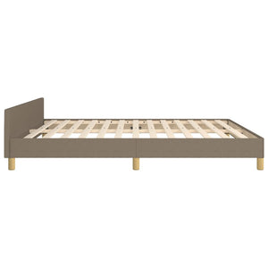 Σκελετός Κρεβατιού Χωρίς Στρώμα Taupe 180x200 εκ. Υφασμάτινο