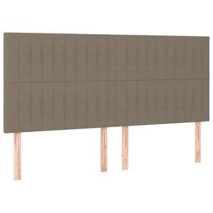 Σκελετός Κρεβατιού Χωρίς Στρώμα Taupe 180x200 εκ. Υφασμάτινο