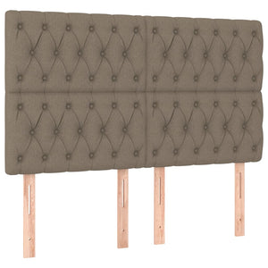 Σκελετός Κρεβατιού Χωρίς Στρώμα Taupe 160x200 εκ. Υφασμάτινο - Pakobazaar