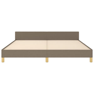 Σκελετός Κρεβατιού Χωρίς Στρώμα Taupe 180x200 εκ. Υφασμάτινο