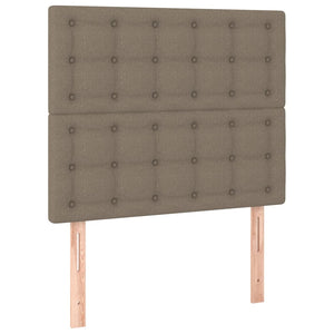 Σκελετός Κρεβατιού Χωρίς Στρώμα Taupe 90x200 εκ. Υφασμάτινο