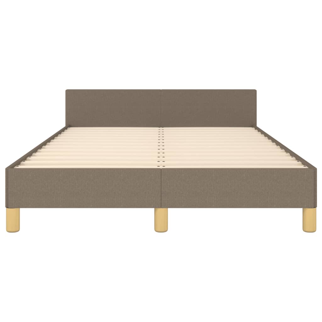 Σκελετός Κρεβατιού Χωρίς Στρώμα Taupe 120x200 εκ. Υφασμάτινο