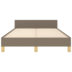 Σκελετός Κρεβατιού Χωρίς Στρώμα Taupe 120x200 εκ. Υφασμάτινο