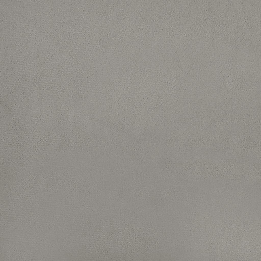 Σκελετός Κρεβατιού Χωρίς Στρώμα Αν. Γκρι 140x200 εκ. Βελούδινο - Pakobazaar