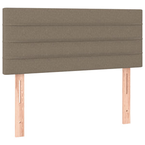 Κρεβάτι Boxspring με Στρώμα Taupe 80x200 εκ. Υφασμάτινο