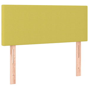 Κρεβάτι Boxspring με Στρώμα Πράσινο 90x190 εκ.Υφασμάτινο