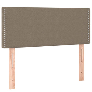 Κρεβάτι Boxspring με Στρώμα Taupe 100 x 200 εκ. Υφασμάτινο