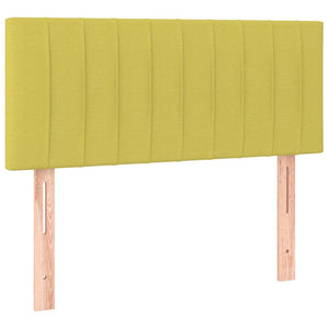 Κρεβάτι Boxspring με Στρώμα Πράσινο 120x200 εκ. Υφασμάτινο
