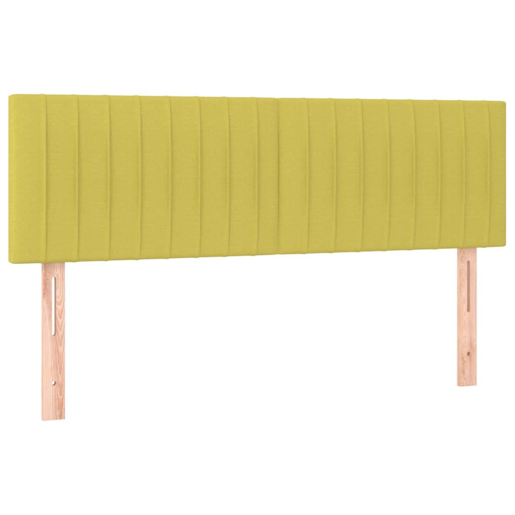 Κρεβάτι Boxspring με Στρώμα Πράσινο 140x190 εκ. Υφασμάτινο