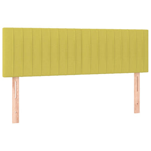 Κρεβάτι Boxspring με Στρώμα Πράσινο 140x190 εκ. Υφασμάτινο