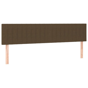 Κρεβάτι Boxspring με Στρώμα Σκούρο Καφέ 180x200 εκ Υφασμάτινο - Pakobazaar