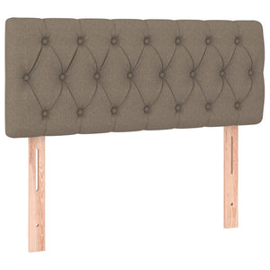 Κρεβάτι Boxspring με Στρώμα Taupe 90x190 εκ.Υφασμάτινο