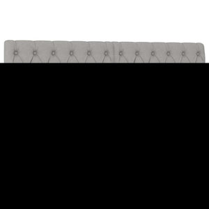 Κρεβάτι Boxspring με Στρώμα Ανοιχτό Γκρι 140x200 εκ. Υφασμάτινο