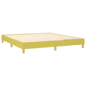 Κρεβάτι Boxspring με Στρώμα Πράσινο 180x200 εκ.Υφασμάτινο