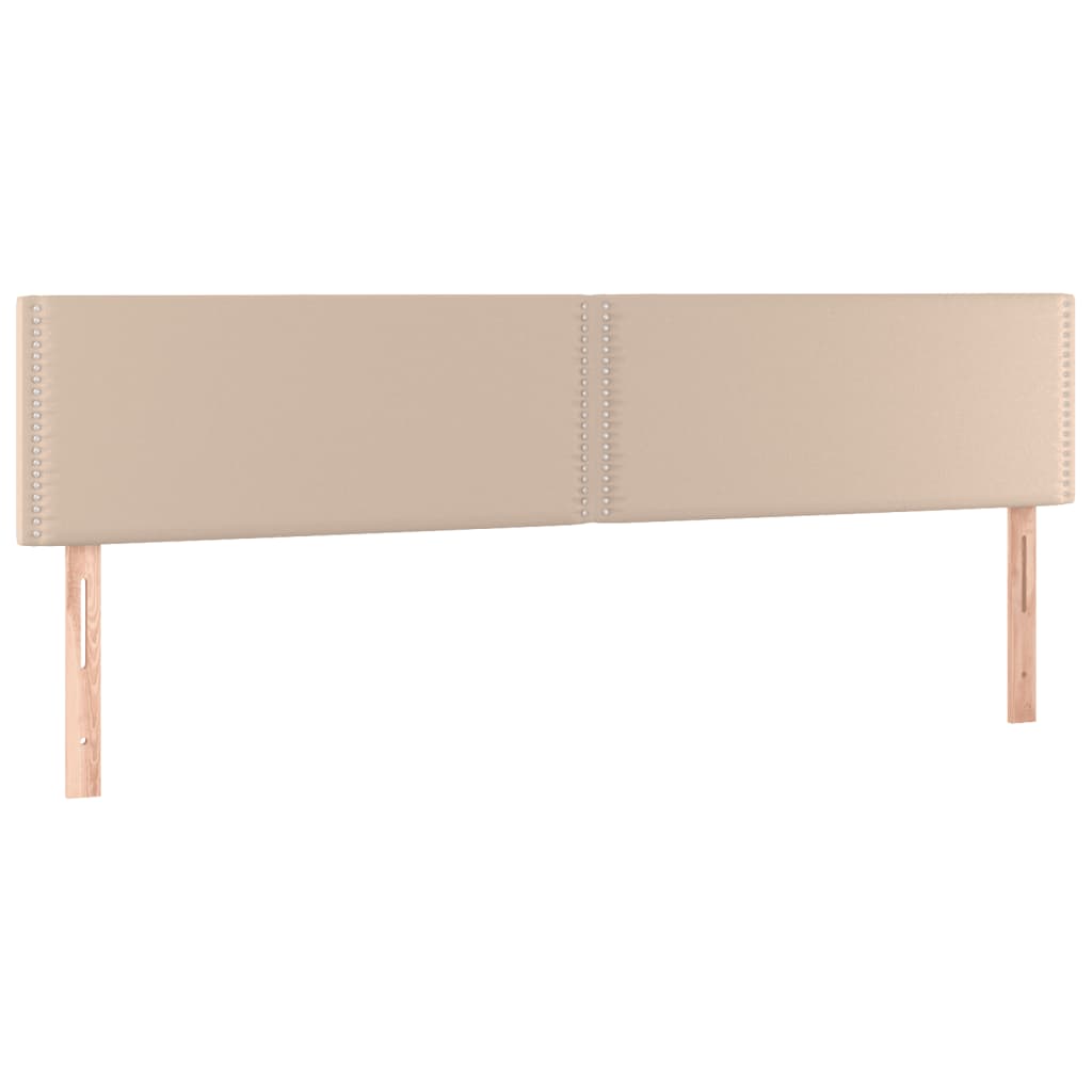 Κρεβάτι Boxspring με Στρώμα Καπουτσίνο 160x200εκ.από Συνθ.Δέρμα