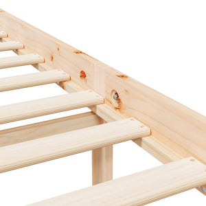 Κρεβάτι Ηλικιωμένου με Κεφαλάρι 160 x 200 εκ. από Μασίφ Ξύλο