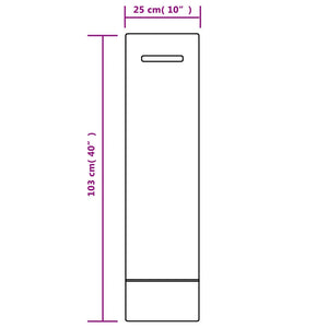 Σάκοι Άμμου 10 τεμ. Σκούρο Πράσινο 103 x 25 εκ. από HDPE - PAKOBAZAAR