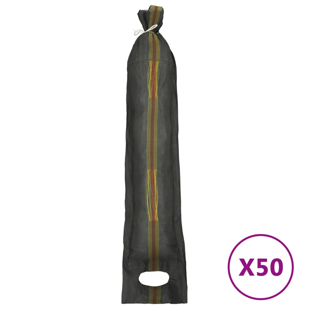 Σάκοι Άμμου 50 τεμ. Σκούρο Πράσινο 103 x 25 εκ. από HDPE - PAKOBAZAAR