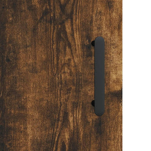 Ντουλάπια Τοίχου 2 τεμ. Καπνιστή Δρυς 69,5 x 34 x 90 εκ.