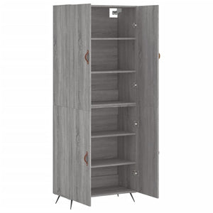 Ντουλάπι Γκρι Sonoma 69,5 x 34 x 180 εκ. Επεξεργασμένο Ξύλο