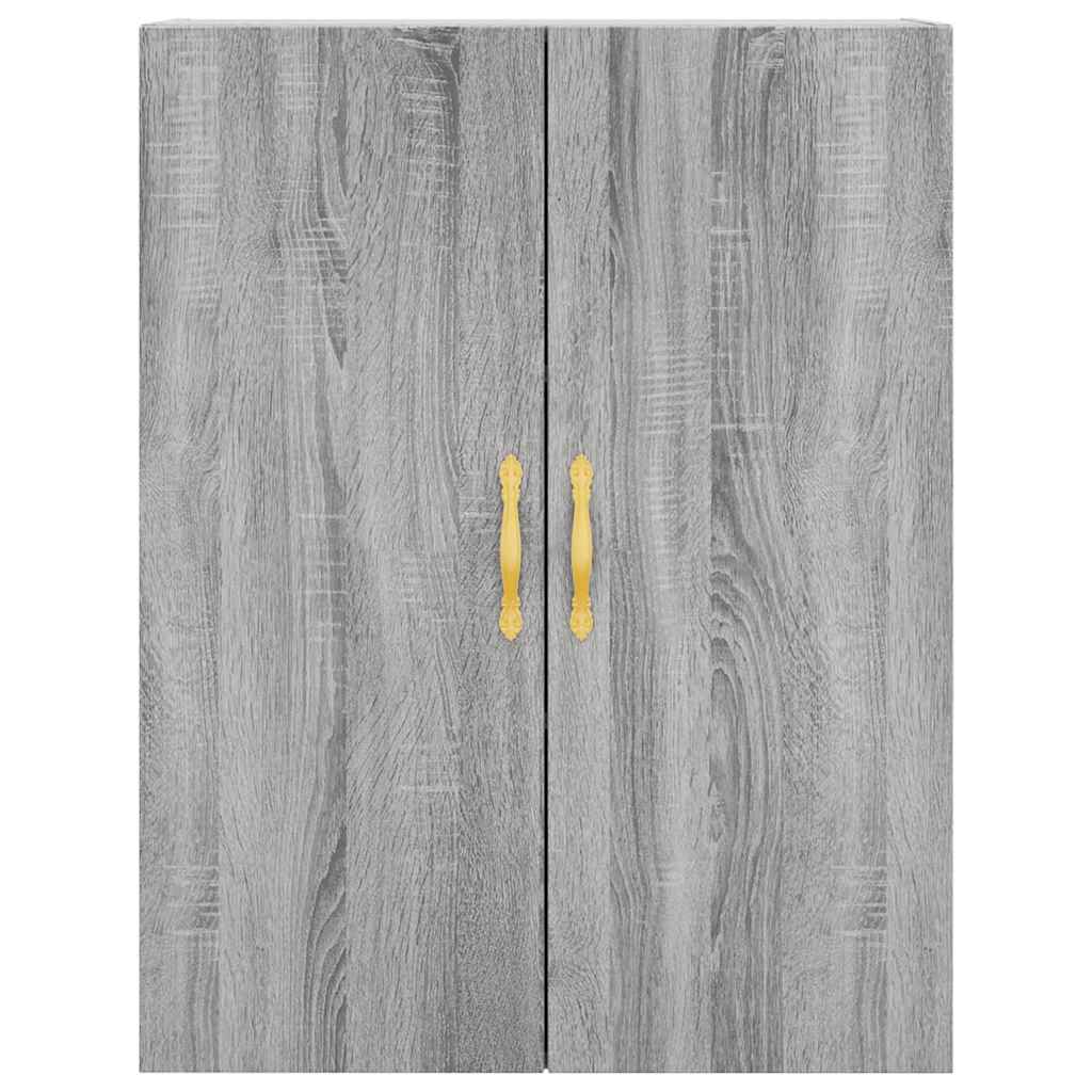 Ντουλάπι Γκρι Sonoma 69,5 x 34 x 180 εκ. Επεξεργασμένο Ξύλο