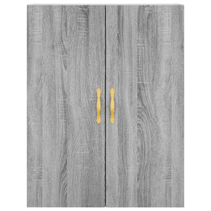 Ντουλάπι Γκρι Sonoma 69,5 x 34 x 180 εκ. Επεξεργασμένο Ξύλο