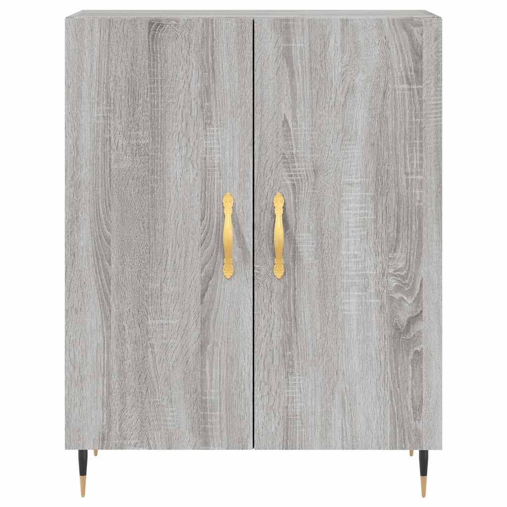 Ντουλάπι Γκρι Sonoma 69,5 x 34 x 180 εκ. Επεξεργασμένο Ξύλο