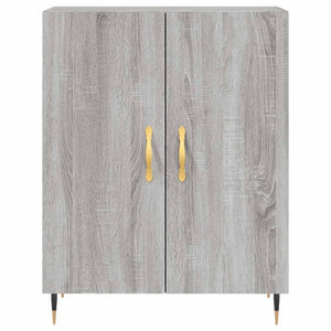 Ντουλάπι Γκρι Sonoma 69,5 x 34 x 180 εκ. Επεξεργασμένο Ξύλο